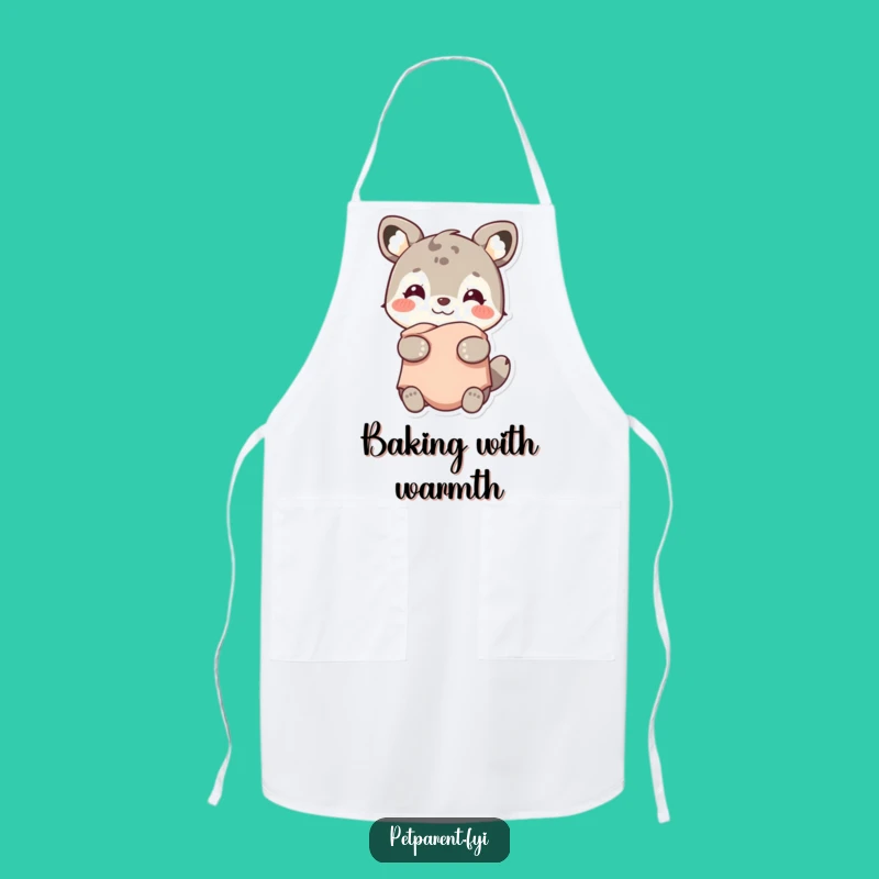 Funny Cozy Animal Blanket Apron: Cook with Comfort and Smiles!
