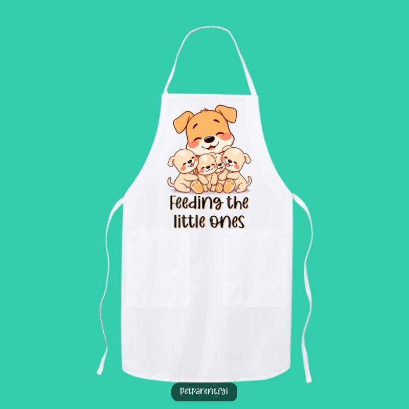 Funny Dog Apron: Kitchen Puppy Cuddle Wear, Practical Funny Gift for Bakers
