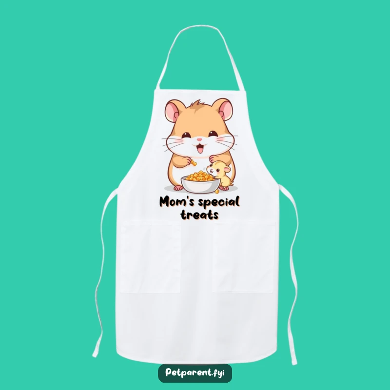 Funny Cheerful Hamster Apron - Chef's Companion For The Nurturing Home