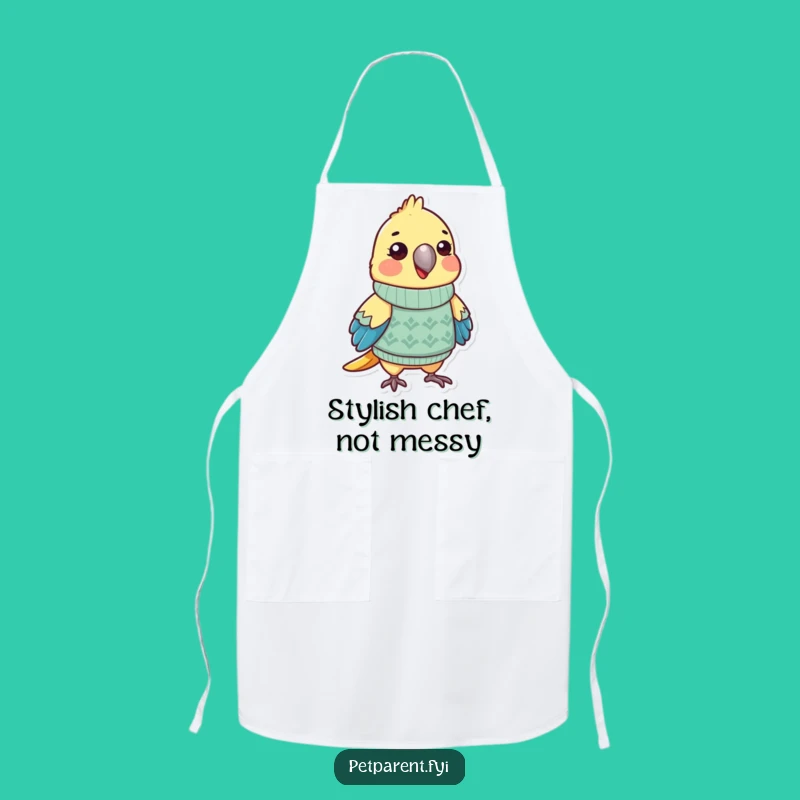 Funny Parrot Sweater Apron: Cook in Style with This Hilarious Kitchen Gift!