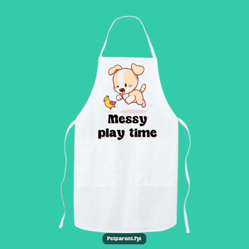 Funny Puppy Apron - Cook with Playful Energy