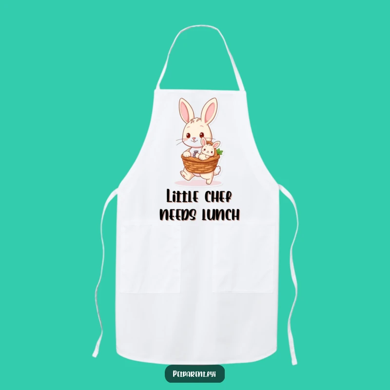 Funny Rabbit Apron: Kitchen Baby Bunny Wear, Practical Funny Gift for Bakers