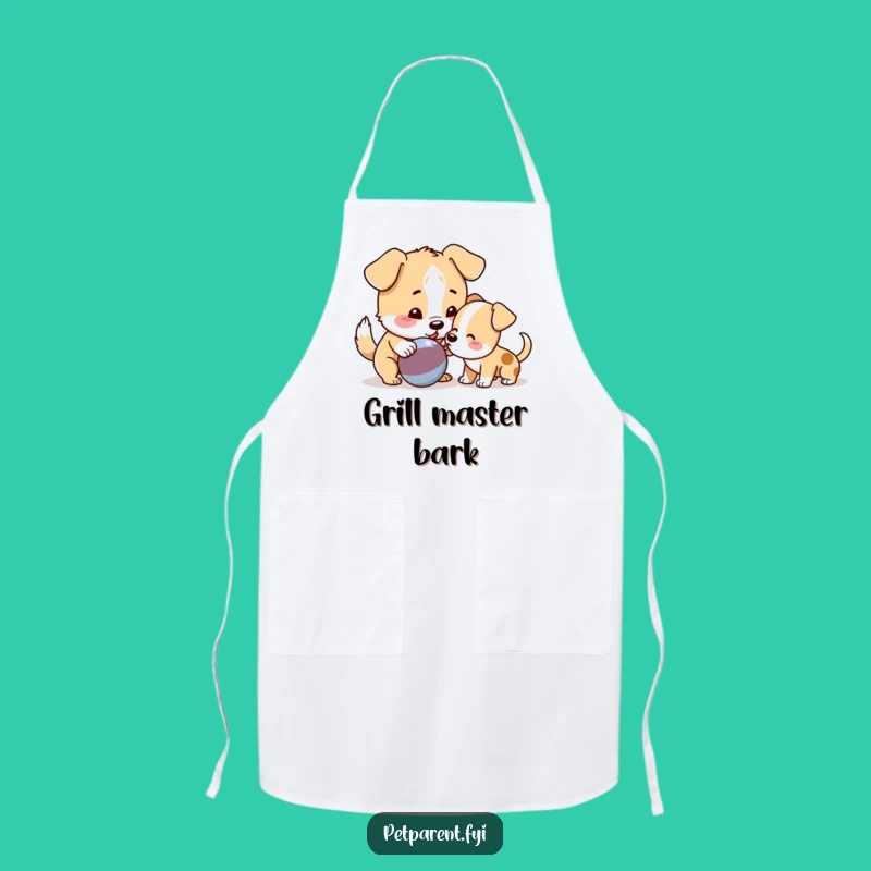 Funny Dog Play Apron - Kitchen Fun - Chef's Pet Gift