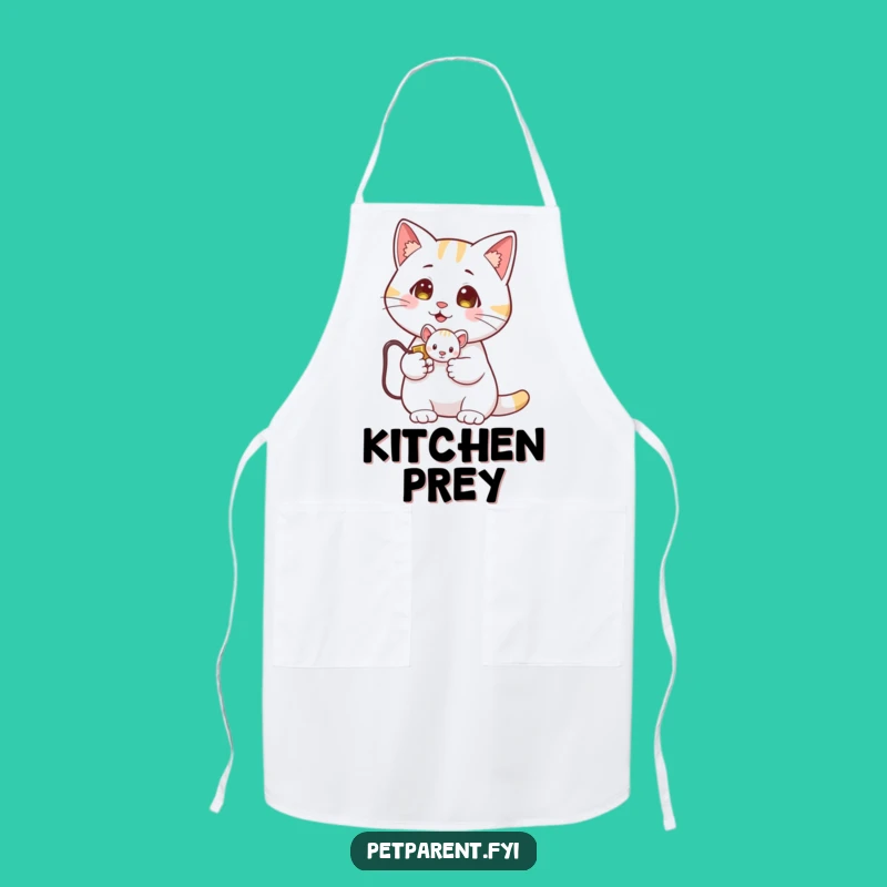 Funny Cat Mouse Apron: Cook with Feline Pride, A Hilarious Kitchen Helper.
