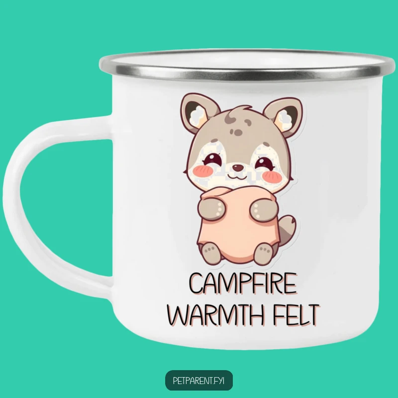 Funny Cozy Animal Blanket Camping Mug: Warmth On the Go