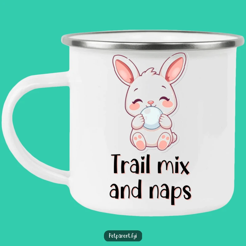 Funny Rabbit Pacifier Camping Mug: Durable and Hilarious for Outdoor Adventures