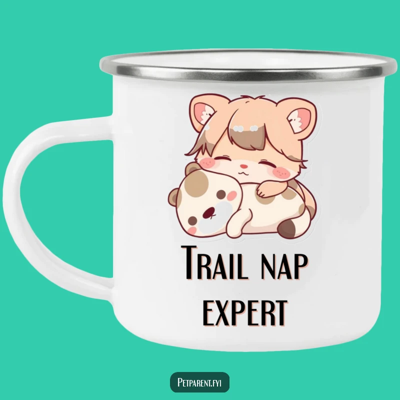 Funny Content Animal Camping Mug: Relaxed Adventure, Peaceful Character Mug, Perfect Funny Gift