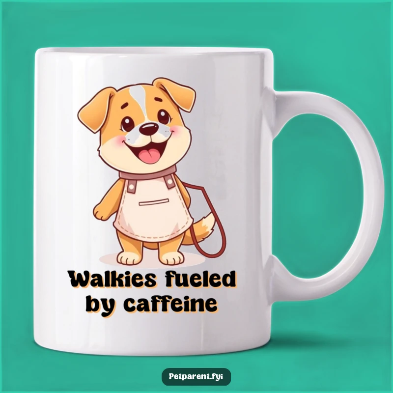 Funny Happy Dog Chef Mug: Ready to Cook and Walk, Great Gift