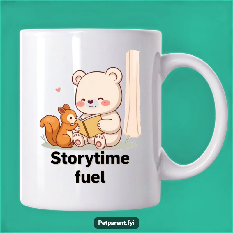Funny Bear Story Mug: Cozy Reading Gift for Book Lovers