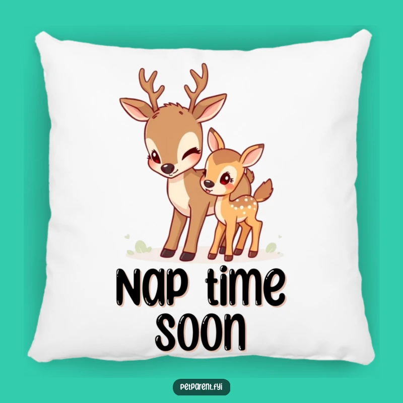 Funny Deer Guidance Pillow: Soft Comfort & Love - Hilarious Gift Idea