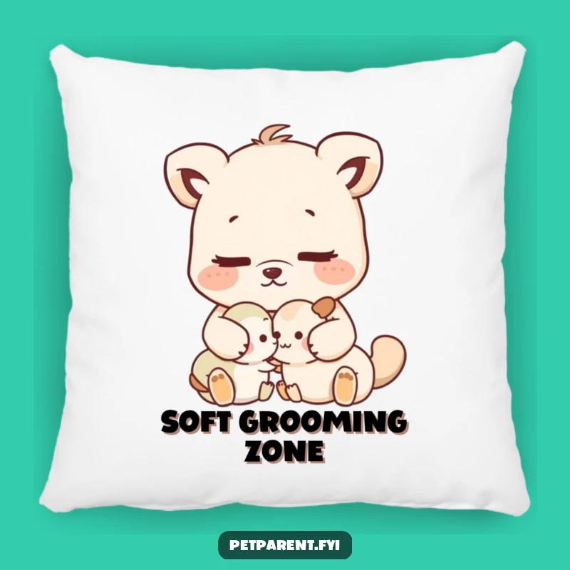 Funny Nurturing Animal Grooming Pillow - Cozy Comfort Gift
