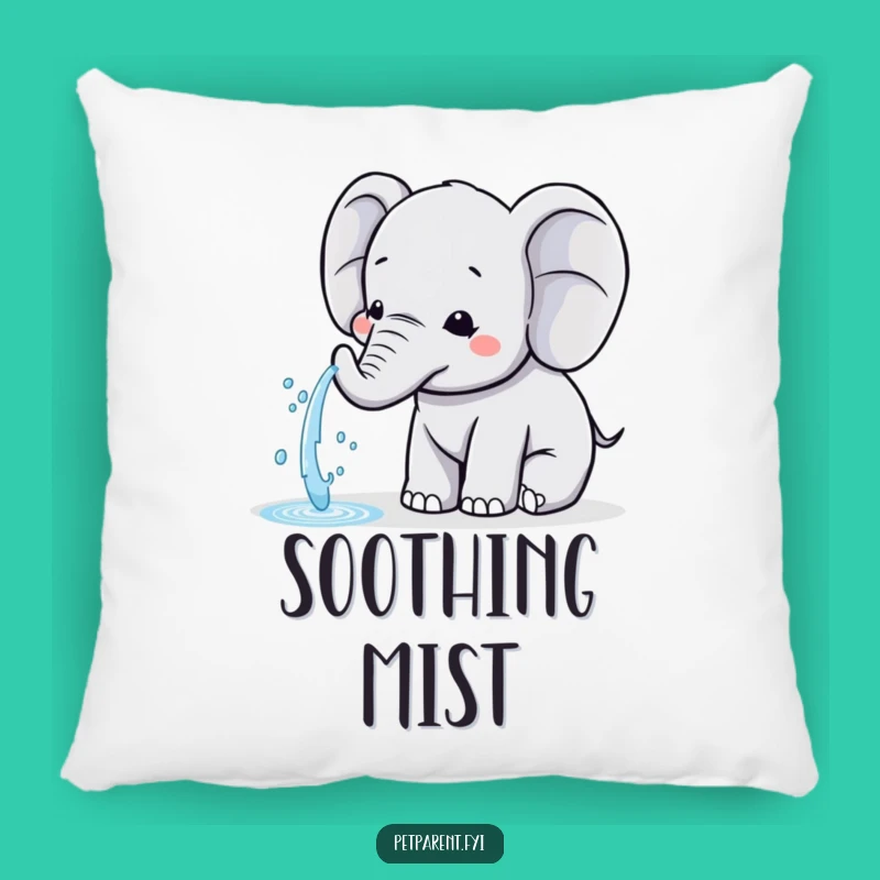 Funny Kawaii Elephant Pillow: Gentle Sprayer Friend Decor - Soft & Kind Gift Pillow