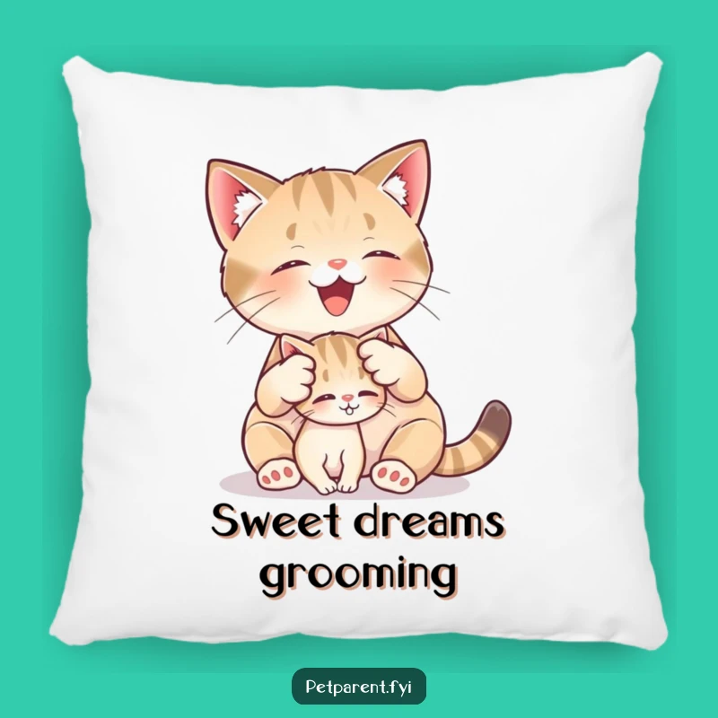Funny Cat Pillow: Soft Kitten Grooming Cushion, Cozy Funny Gift for Cat Nappers