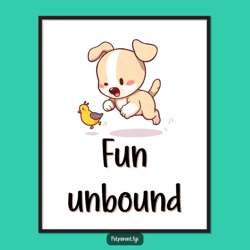 Funny Puppy Digital Art - Playful Art for a Happy Home