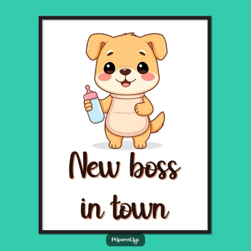 Funny Happy Dog Chef Digital Art: Instant Wholesome Decor!