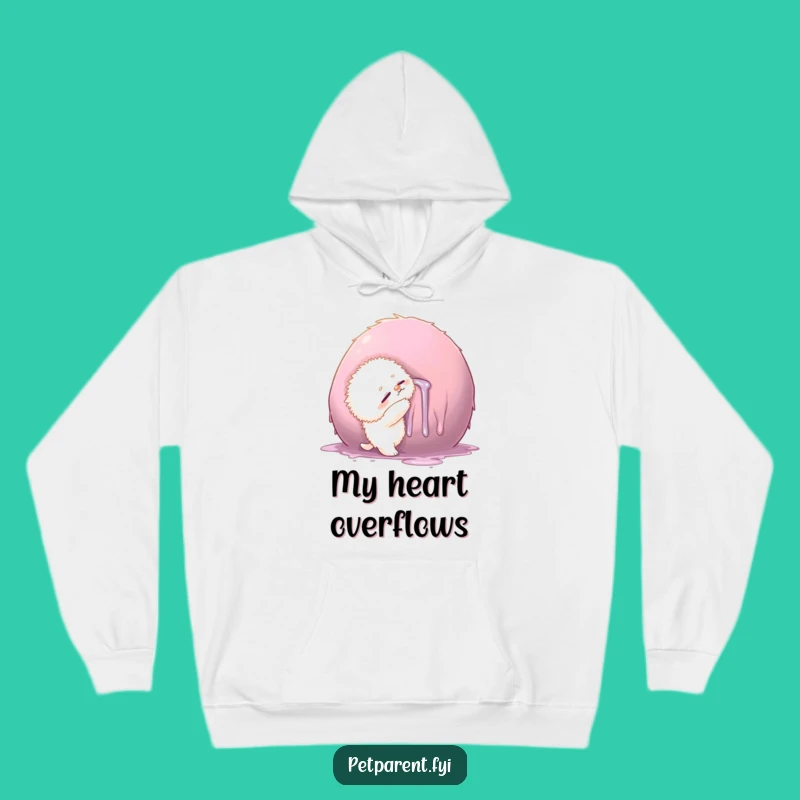 Cozy Funny Drool Hug Hoodie - Warm Embrace for Messy Love