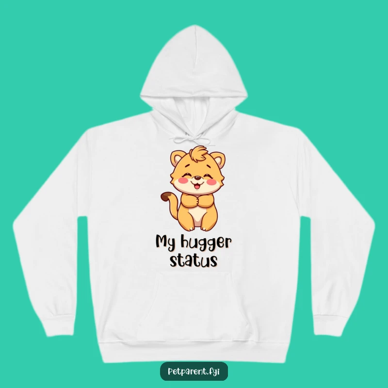 Funny Animal Embrace Hoodie: Snuggle Up with this Hilarious Character, Perfect Funny Gift