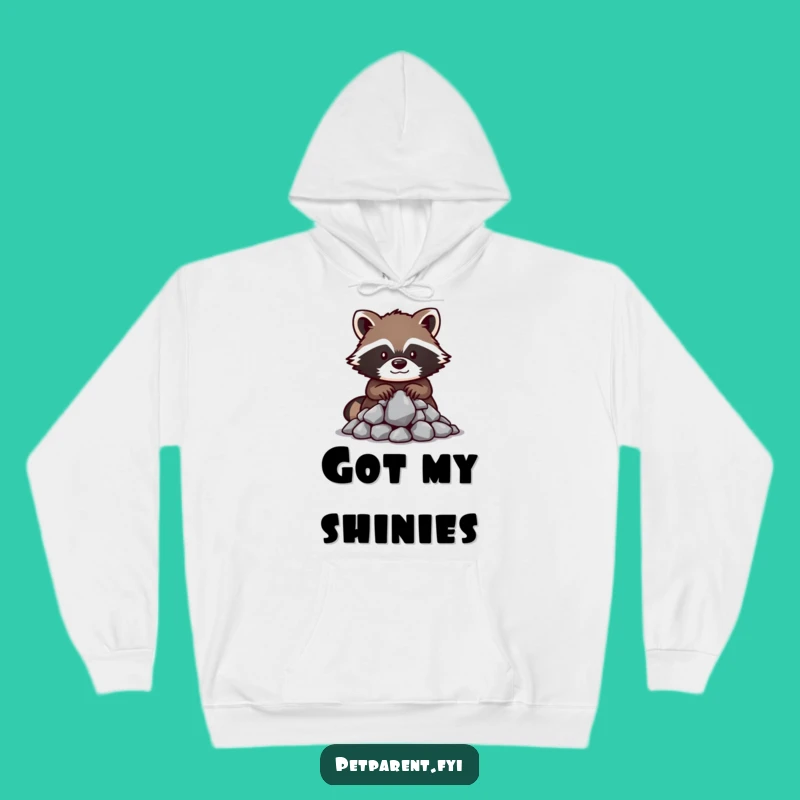 Cozy Funny Raccoon Hoodie: Treasure Guardian - Perfect Gift