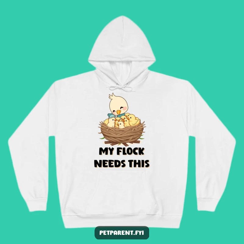 Funny Bird Hoodie: Cozy Nestling Sweatshirt, Ultimate Funny Gift for Bird Owners