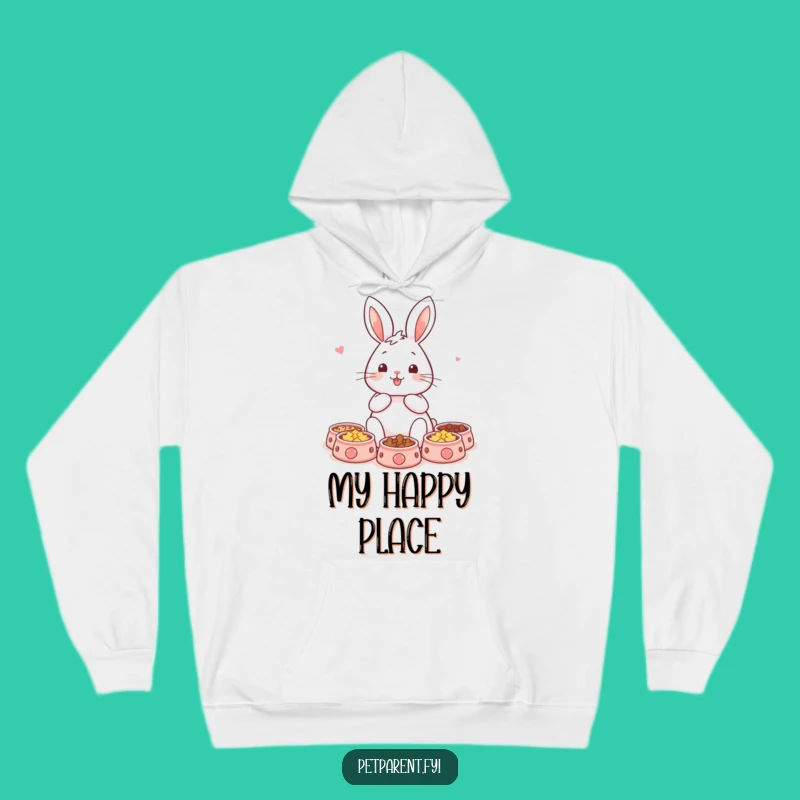 Cozy Funny Rabbit Pet Bowls Hoodie: Warmth, Comfort, and a Hilarious Gift!