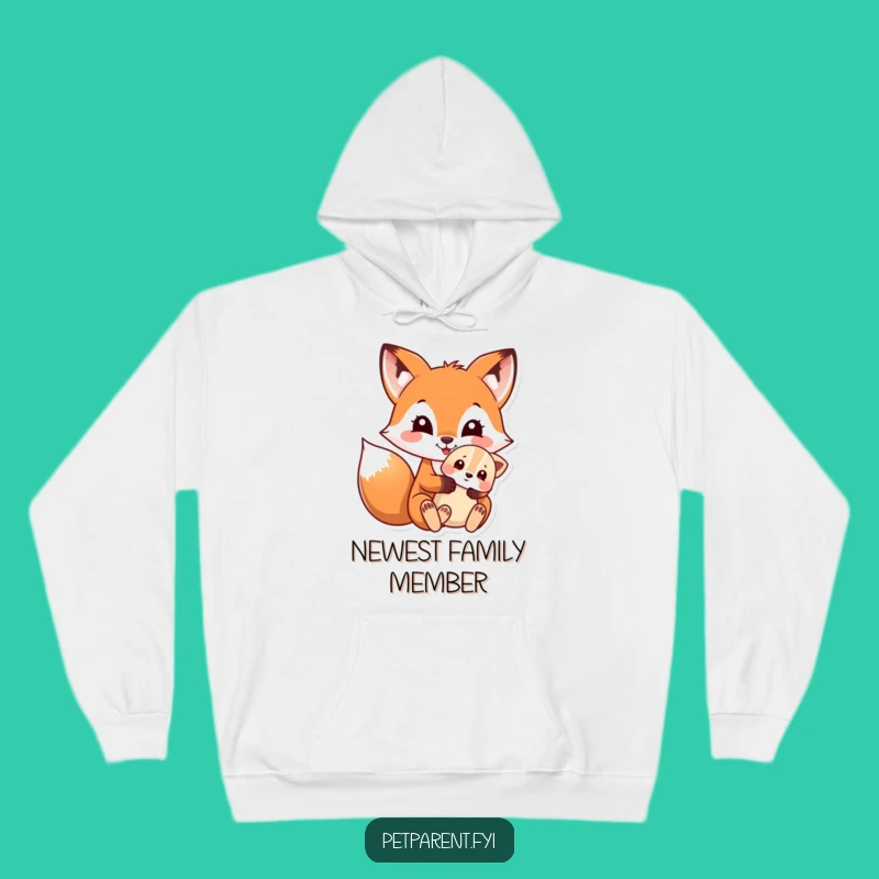 Cozy Funny Fox and Puppy Hoodie: Snuggle Up with Adorable Companions