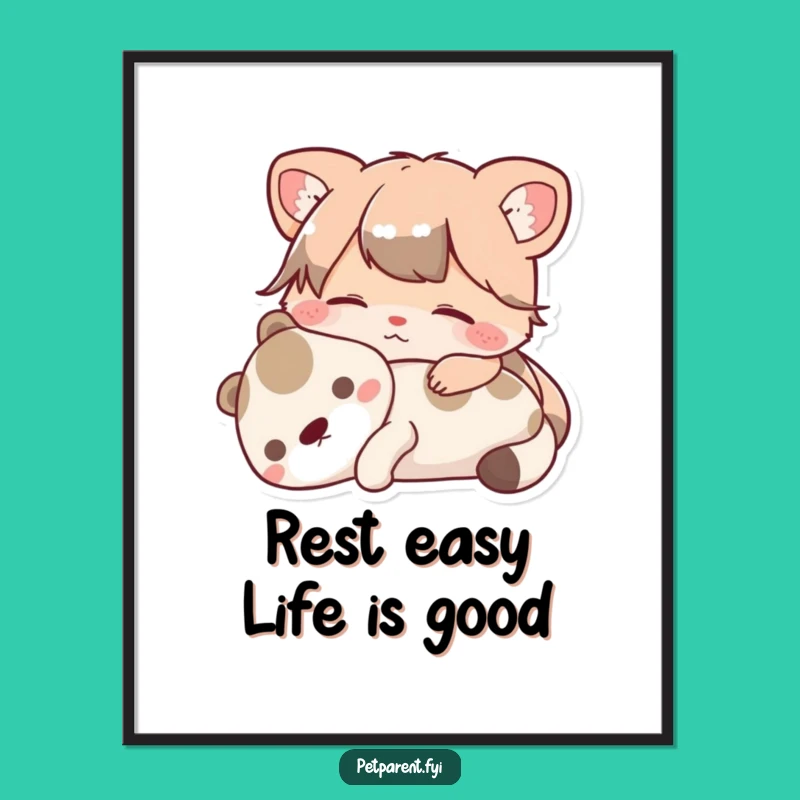 Free Printable Peaceful Animal Wall Art: Funny Downloadable Decor for Serene Spaces