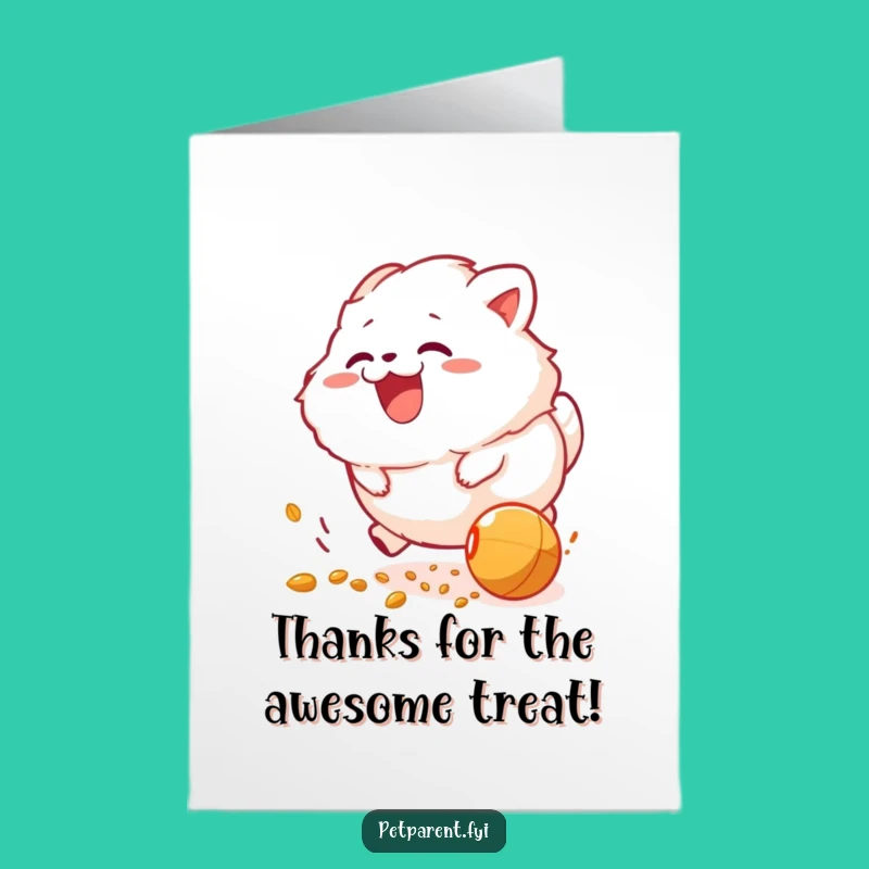 Express thanks with playful exuberance with this free printable card. Print at home for a genuinely happy and funny message.