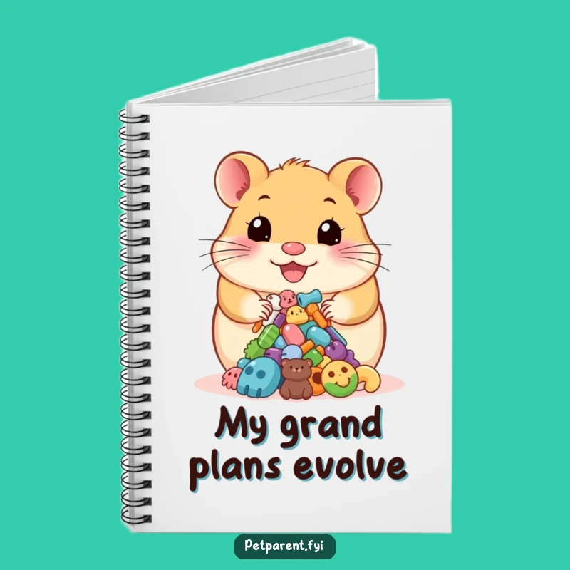 Funny Hamster Accessories Notebook: Jot Down Notes with Pet Pride