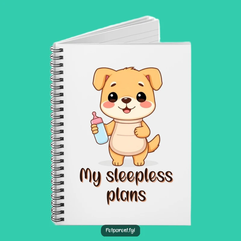 Funny Happy Dog Chef Notebook: Jot Down Your Loving Thoughts!