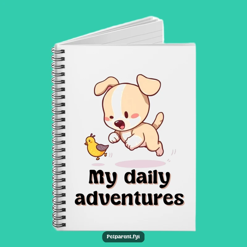 Funny Puppy Notebook - For Your Playful Thoughts