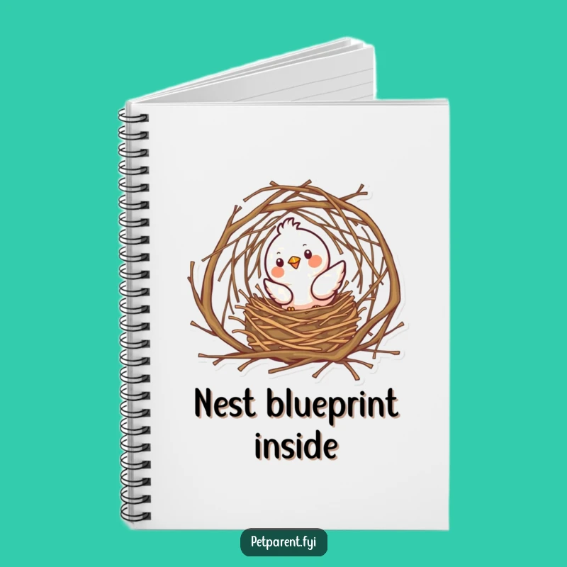 Funny Bird Nest Builder Notebook: Plan Your Projects, Your Creative Funny Gift