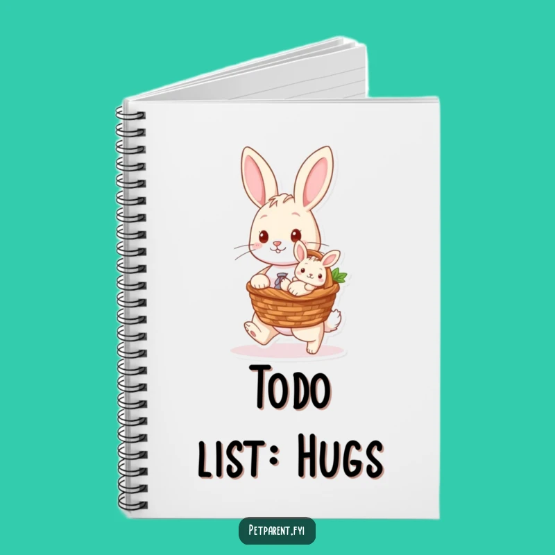 Funny Rabbit Notebook: Baby Bunny Journal, Thoughtful Funny Gift for Writers