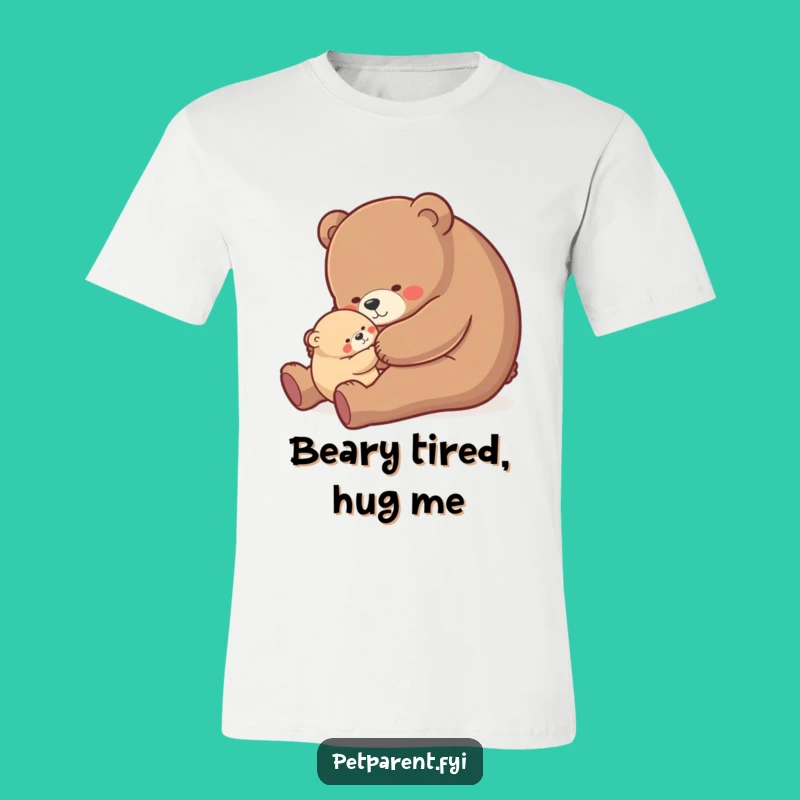 Funny Bear Rocking Cub T-Shirt - Adorable Parent Apparel & Perfect Comfort Gift