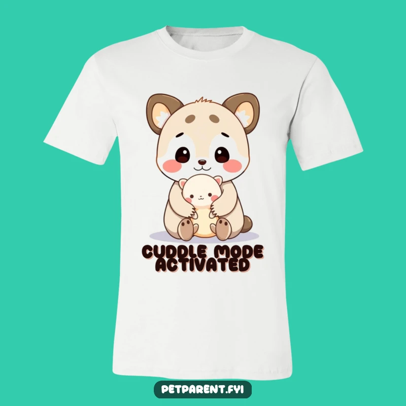 Funny Cute Animal T-Shirt: Cuddling Creature, Adorable and Hilarious Comfort