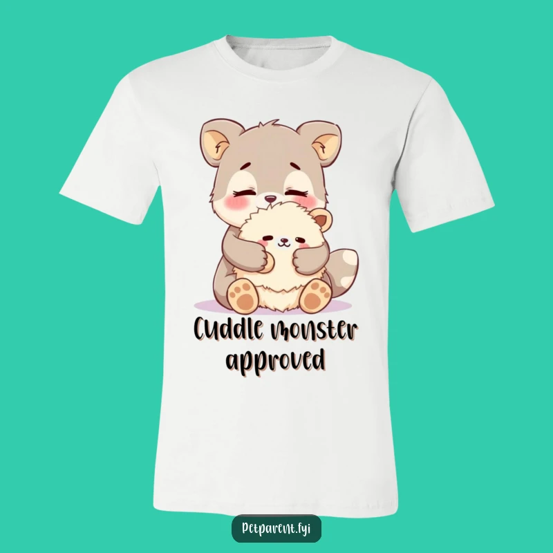 Funny Affectionate Animal T-Shirt: Cuddle Up Tee