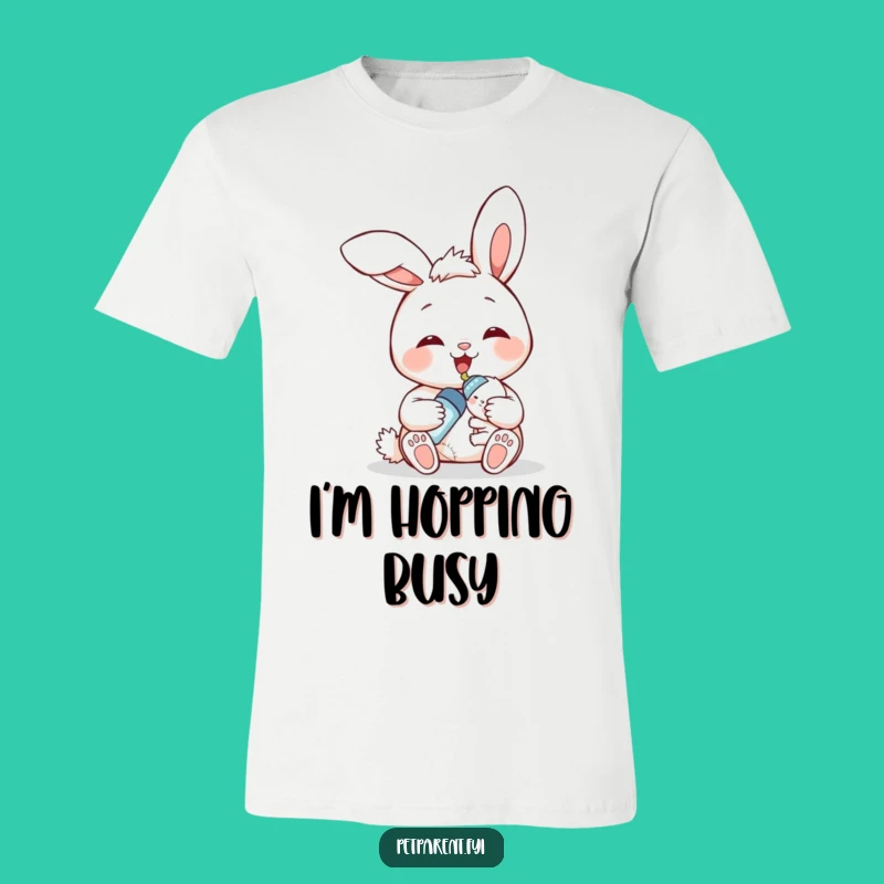 Funny Bunny Feeding Time T-Shirt - The Ultimate Cute Mom Gift for New Parents
