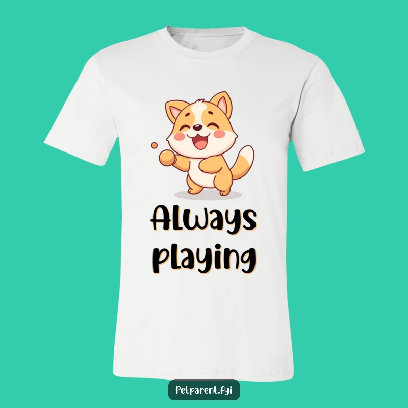 Funny Fetch Fun T-Shirt: Energetic Animal, Hilarious Character Tee, Perfect Funny Gift