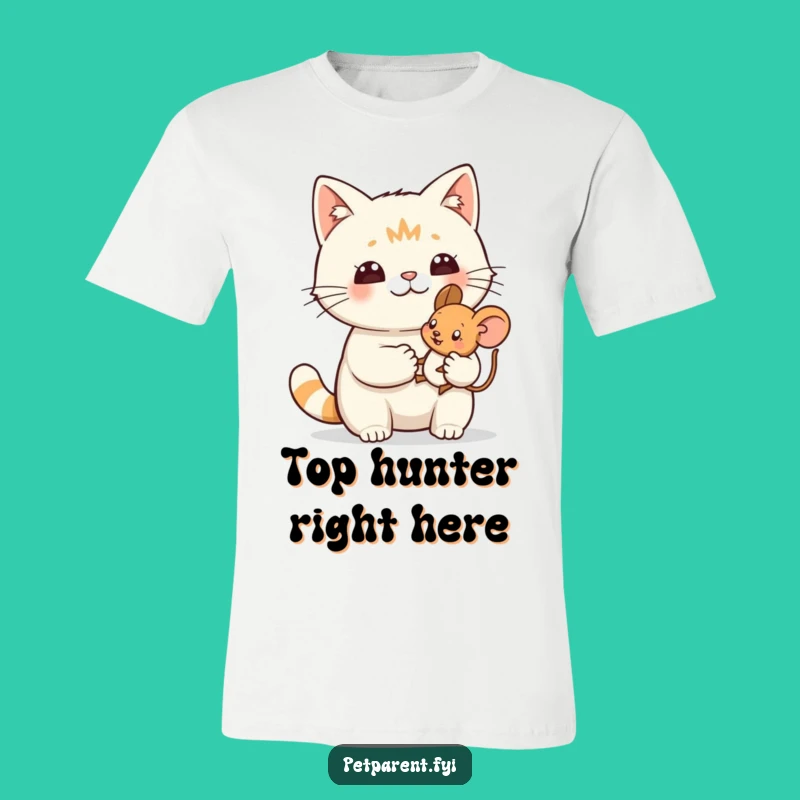 Funny Cat T-Shirt: Mighty Hunter's Love, a Hilarious Gift for Pet Parents