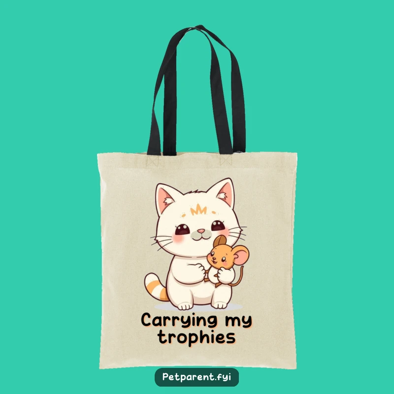 Funny Cat Tote Bag: Carry Your Catch, a Hilarious Gift