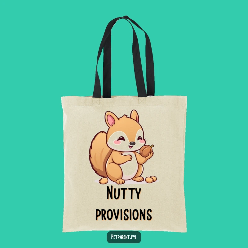 Funny Kawaii Squirrel Tote Bag: Nut Sharer Carrier - Stylish & Kind Gift Bag