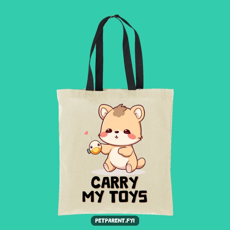 Funny Playful Animal Tote Bag: Carry Your Fun and Toys