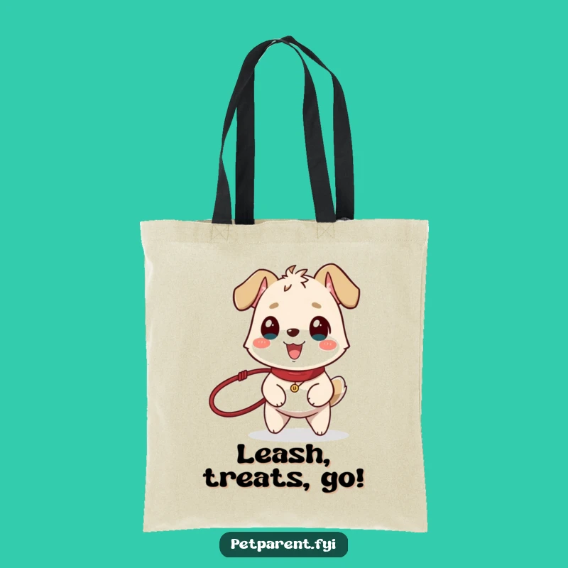 Funny Dog Leash Tote Bag: Happy Pet Carrier For Daily Outings