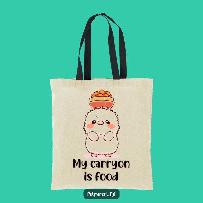 Funny Head Bowl Creature Tote Bag - Carry Your Life's Balancing Act