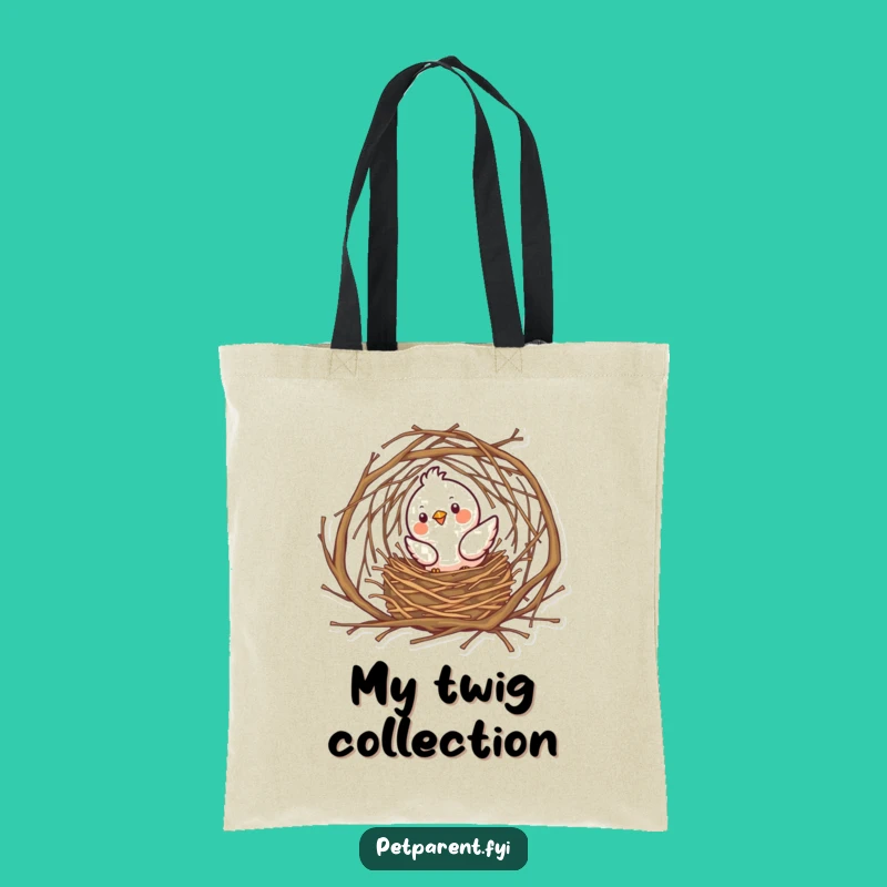 Funny Bird Nest Builder Tote Bag: Carry Your Creations, A Practical Funny Gift